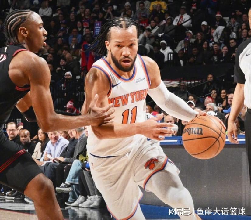 2026世界杯高清直播入口-尼克斯拒逆转！恩比德38+11不满吹罚，布伦森31+6犯错，裁判抢戏